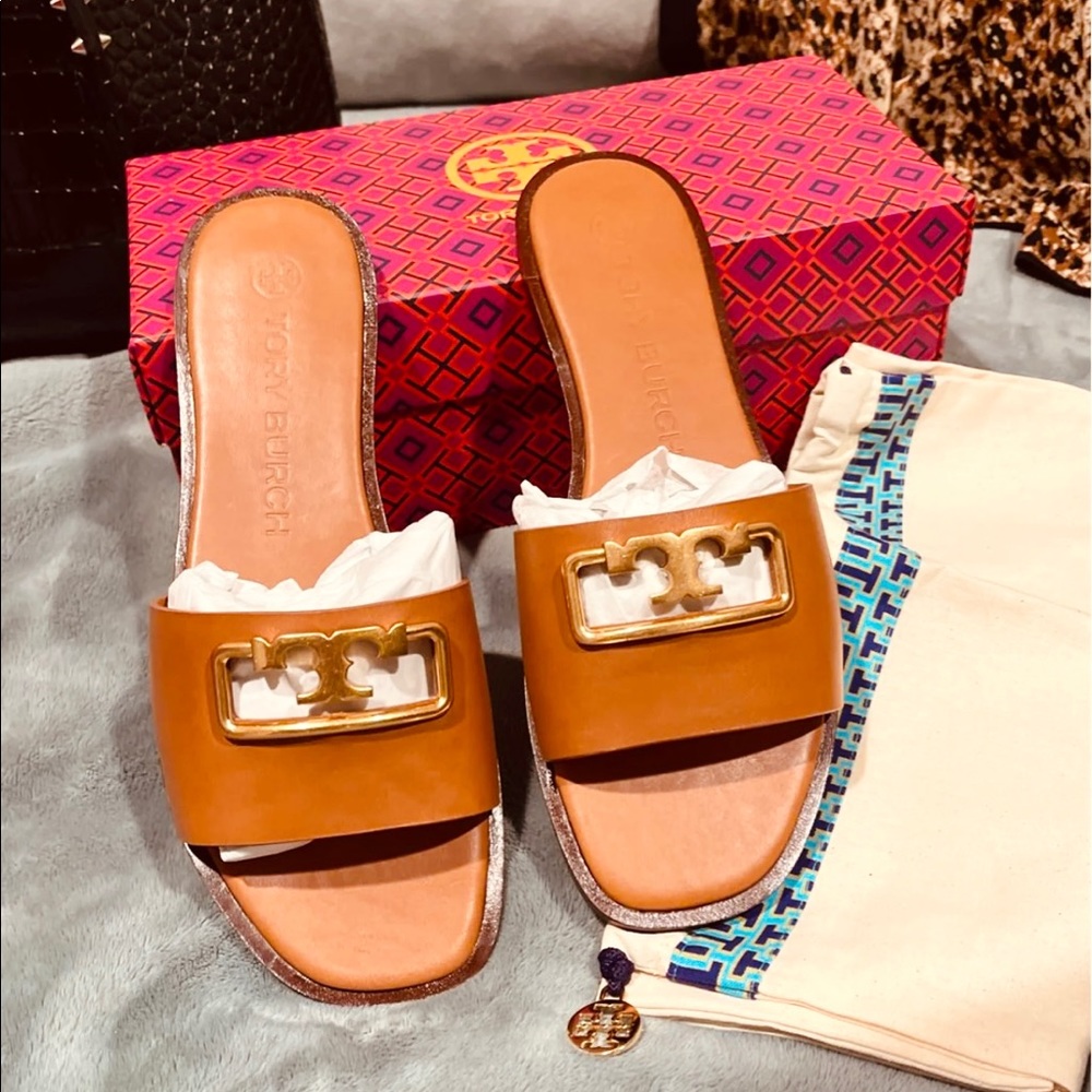 Tory Burch Enamel Sandals